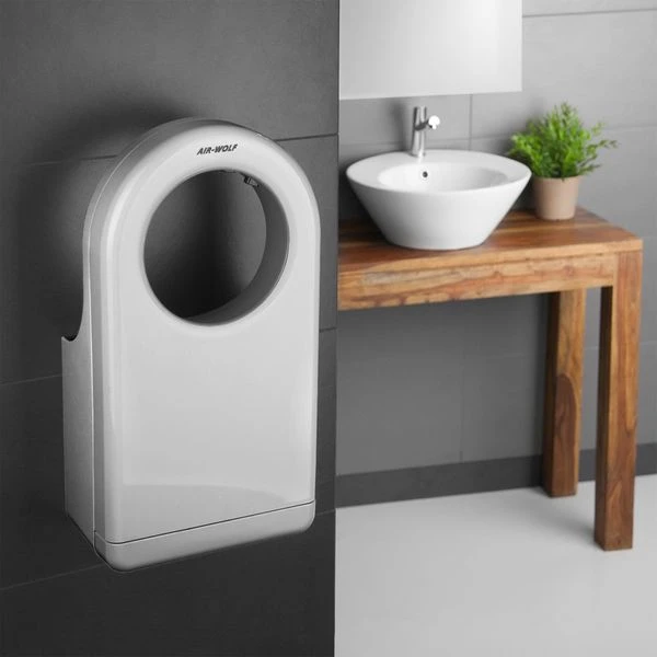 AIR-WOLF | Händetrockner Mit Infrarotsensor - ABS Silber 7 AIR-WOLF | Händetrockner Mit Infrarotsensor - ABS Silber – Bild 7