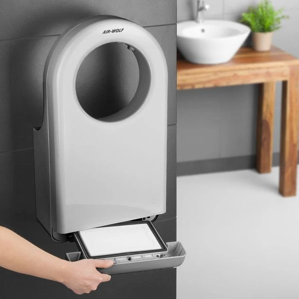 AIR-WOLF | Händetrockner Mit Infrarotsensor - ABS Silber 9 AIR-WOLF | Händetrockner Mit Infrarotsensor - ABS Silber – Bild 9