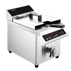 Induktions-Fritteuse - 8 Liter - 3,5 KW - Ablasshahn 21 Induktions-Fritteuse - 8 Liter - 3,5 KW - Ablasshahn -Koch Set Haus IFBZ8 1 6a39