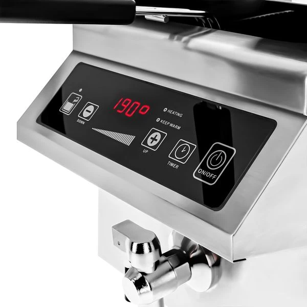 Induktions-Fritteuse - 8 Liter - 3,5 KW - Ablasshahn 5 Induktions-Fritteuse - 8 Liter - 3,5 KW - Ablasshahn – Bild 5