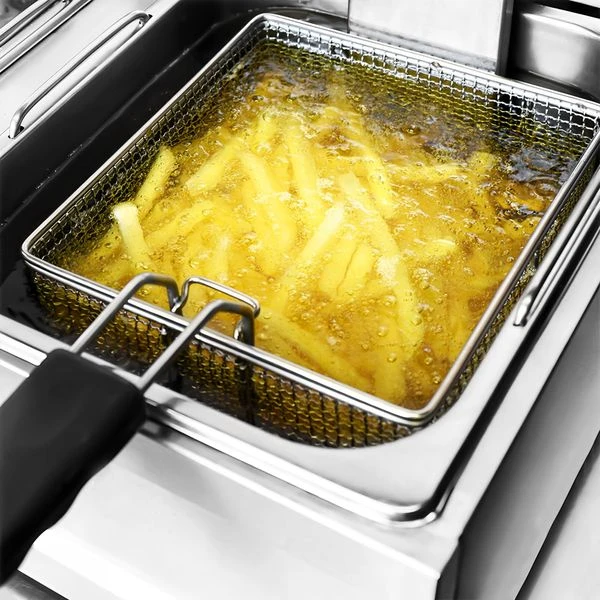 Induktions-Fritteuse - 8 Liter - 3,5 KW - Ablasshahn 4 Induktions-Fritteuse - 8 Liter - 3,5 KW - Ablasshahn – Bild 4