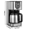 BEEM | Kaffeemaschine Fresh-Aroma-Switch - Mit Thermoskanne - 1 Liter - 800 Watt