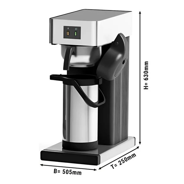 Filterkaffeemaschine - 2,2 Liter - 2,2kW - Inkl. Pumpthermoskanne 1 Filterkaffeemaschine - 2,2 Liter - 2,2kW - Inkl. Pumpthermoskanne