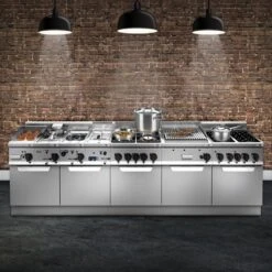 Gasherd - 19 KW - 4 Brenner -Koch Set Haus Lorrenzo 600 front 5338 3