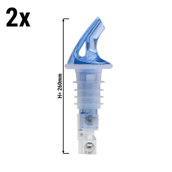 (2 Stück) Messausgießer - 20ml - Blau 1 (2 Stück) Messausgießer - 20ml - Blau