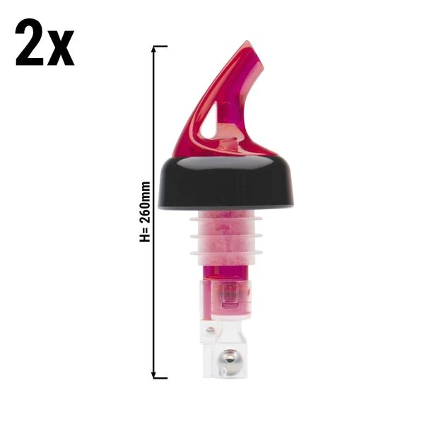 (2 Stück) Messausgießer - 35ml - Rot 1 (2 Stück) Messausgießer - 35ml - Rot