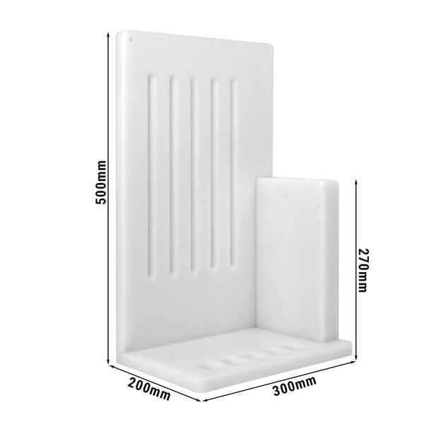 Messeraufbewahrungsregal - Weiß 1 Messeraufbewahrungsregal - Weiß
