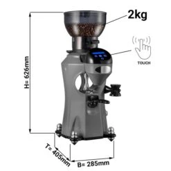 Kaffeemühle - Grau - Touch - 2kg - 356 Watt - 45dB
