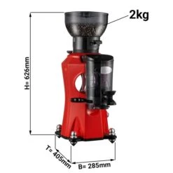 Kaffeemühle - Rot - 2kg - 356 Watt - 45 DB