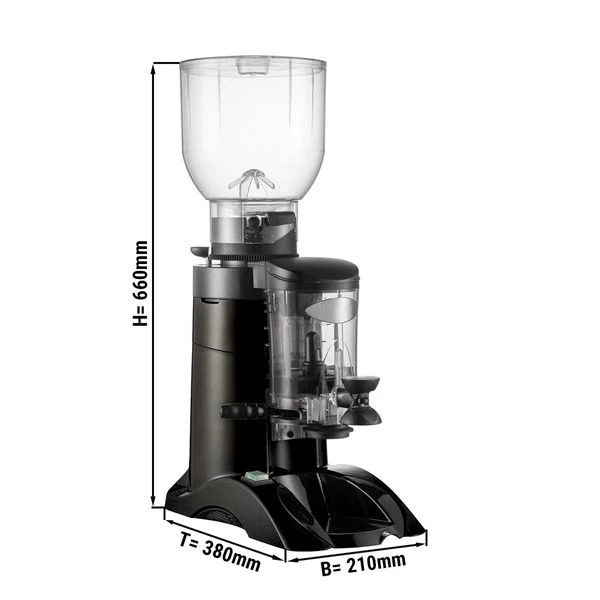 Kaffeemühle - Schwarz - 2kg - 400 Watt - 63dB 1 Kaffeemühle - Schwarz - 2kg - 400 Watt - 63dB