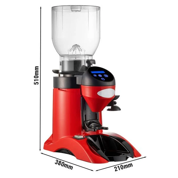 Kaffeemühle - Rot - 2kg - 356 Watt - 63 DB 1 Kaffeemühle - Rot - 2kg - 356 Watt - 63 DB