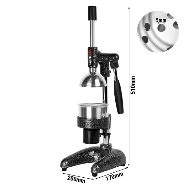 Manuelle Zitruspresse - Mit Tropfauffangschale 1 Manuelle Zitruspresse - Mit Tropfauffangschale