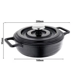 Mini Gußpfanne Mit Gußdeckel - Ø 140 Mm - Höhe 63 Mm