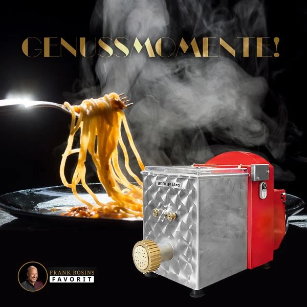 Elektrische Nudelmaschine - 8 Kg/h - 370 Watt - Inkl. Elektrischer Nudelteigschneider 14 Elektrische Nudelmaschine - 8 Kg/h - 370 Watt - Inkl. Elektrischer Nudelteigschneider – Bild 14