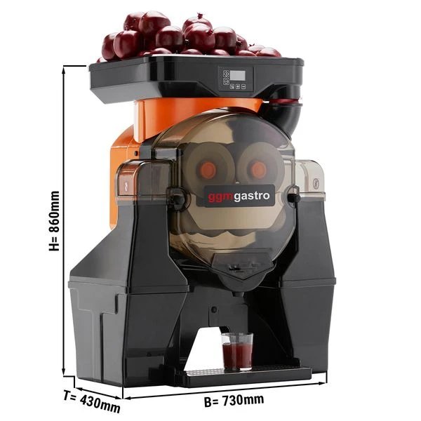 Elektrische Fruchtsaftpresse - Orange - Manuelle Zufuhr - Inkl. Automatischem Reinigungsmodus 1 Elektrische Fruchtsaftpresse - Orange - Manuelle Zufuhr - Inkl. Automatischem Reinigungsmodus