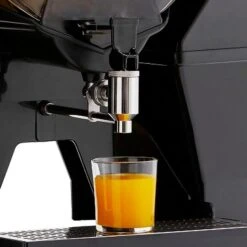 Elektrische Orangenpresse - Orange - Automatische Zufuhr - Inkl. Regulierbarem Ablasshahn -Koch Set Haus OMZ OBZ detail spout 2d00 5