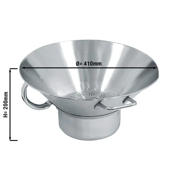 Pommes Frites Seiher - Ø 41 Cm 1 Pommes Frites Seiher - Ø 41 Cm