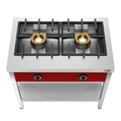 Pfannkuchen-Gasherd - 8 KW - 2 Brenner 5 Pfannkuchen-Gasherd - 8 KW - 2 Brenner -Koch Set Haus PKGS 2 2 f105