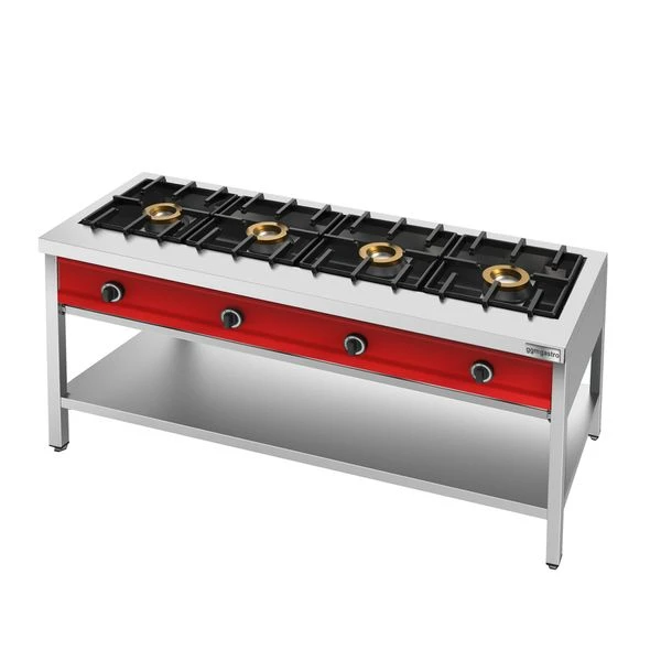 Pfannkuchen-Gasherd - 8 KW - 4 Brenner 2 Pfannkuchen-Gasherd - 8 KW - 4 Brenner – Bild 2