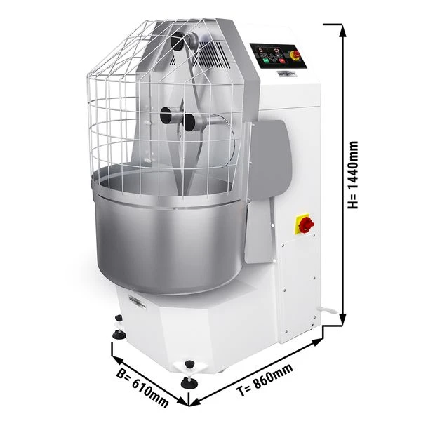 Bäckerei-Teigknetmaschine Doppelarm - 87 Liter 1 Bäckerei-Teigknetmaschine Doppelarm - 87 Liter