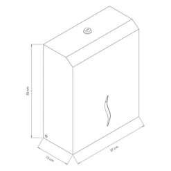 Papierspender - Für 800 Blatt 7 Papierspender - Für 800 Blatt -Koch Set Haus PSPD8 002 5b7c 2