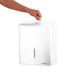 AIR-WOLF | Papierhandtuchspender - Für 600 Handtücher - Edelstahl - Weiß 13 AIR-WOLF | Papierhandtuchspender - Für 600 Handtücher - Edelstahl - Weiß -Koch Set Haus PTSWAW6 3 895e