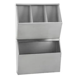 Regal Für Hygieneartikel Mit 4 Fächern - Edelstahl