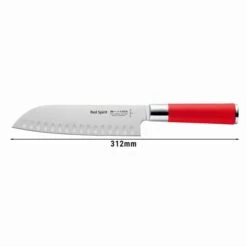 F. DICK | Red Spirit - Santoku Mit Kullen - Klinge 18cm