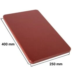Schneidebrett - 25 X 40 Cm - Dicke 2 Cm - Braun