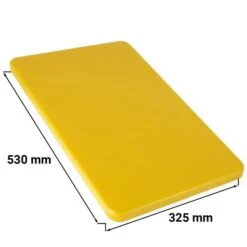 Schneidebrett - 53 X 32,5 Cm - Dicke 2 Cm -Gelb