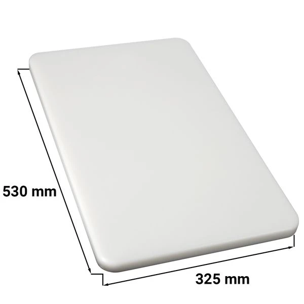 Schneidebrett - 53 X 32,5 Cm - Dicke 2 Cm -Weiß 1 Schneidebrett - 53 X 32,5 Cm - Dicke 2 Cm -Weiß