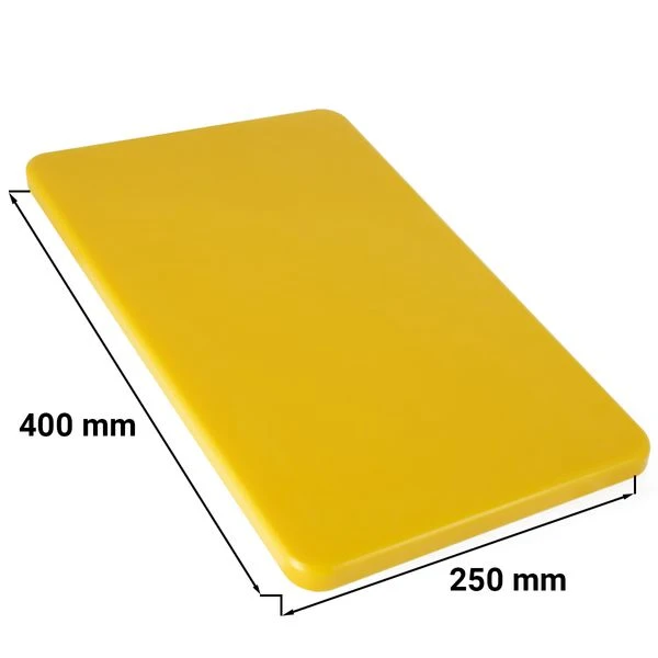 Schneidebrett - 25 X 40 Cm - Dicke 2 Cm - Gelb 1 Schneidebrett - 25 X 40 Cm - Dicke 2 Cm - Gelb