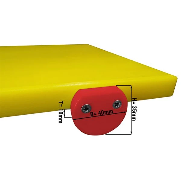 Schneidebrett-Stopper - Rot 1 Schneidebrett-Stopper - Rot