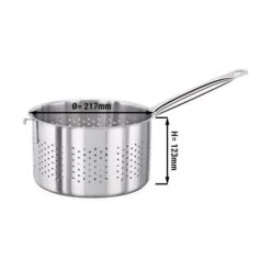 Siebtopf - Ø 217 Mm - Höhe: 123 Mm