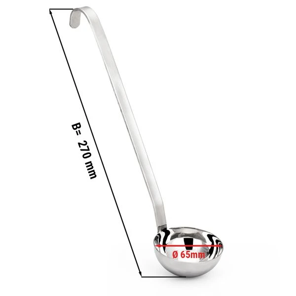 (4 Stück) Schöpflöffel / Suppenkelle - Ø 6,5 Cm 2 (4 Stück) Schöpflöffel / Suppenkelle - Ø 6,5 Cm – Bild 2