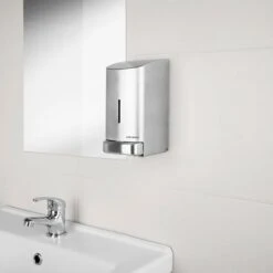 AIR-WOLF | Seifen- & Desinfektionsspender Mit Druckknopf - 800ml - Edelstahl 17 AIR-WOLF | Seifen- & Desinfektionsspender Mit Druckknopf - 800ml - Edelstahl -Koch Set Haus SDSEAW8 7 f616