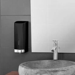 AIR-WOLF | Seifen- & Desinfektionsspender Mit Druckknopf - 1200ml - Edelstahl - Schwarz 15 AIR-WOLF | Seifen- & Desinfektionsspender Mit Druckknopf - 1200ml - Edelstahl - Schwarz -Koch Set Haus SDSSAW12 008 ea73