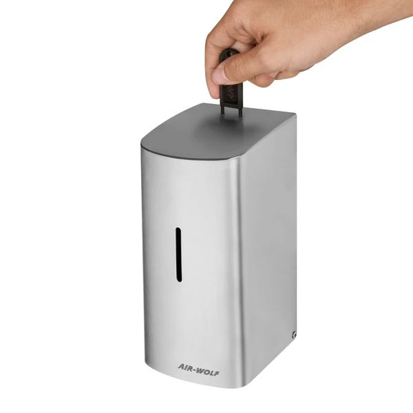 AIR-WOLF | Seifen- & Desinfektionsspender Mit Sensor - 500ml - Edelstahl 3 AIR-WOLF | Seifen- & Desinfektionsspender Mit Sensor - 500ml - Edelstahl – Bild 3