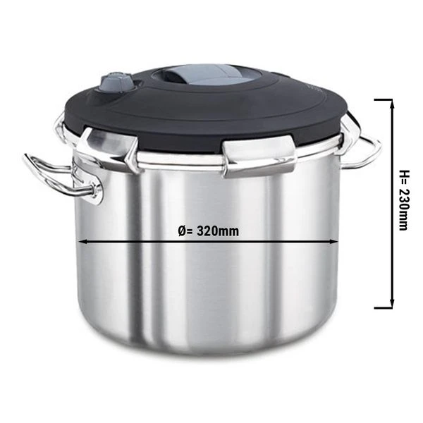 Schnellkochtopf - Ø 320 Mm - Höhe: 230 Mm - Inkl. Deckel 1 Schnellkochtopf - Ø 320 Mm - Höhe: 230 Mm - Inkl. Deckel