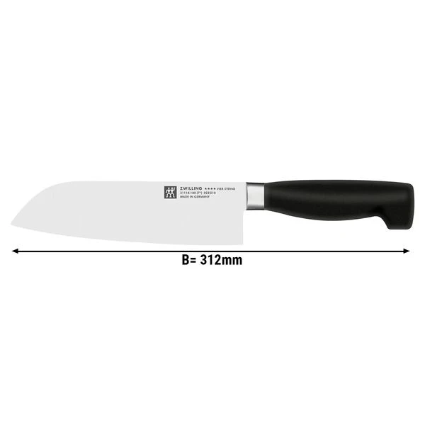 ZWILLING | VIER STERNE - Santokumesser - Klinge 18cm 1 ZWILLING | VIER STERNE - Santokumesser - Klinge 18cm