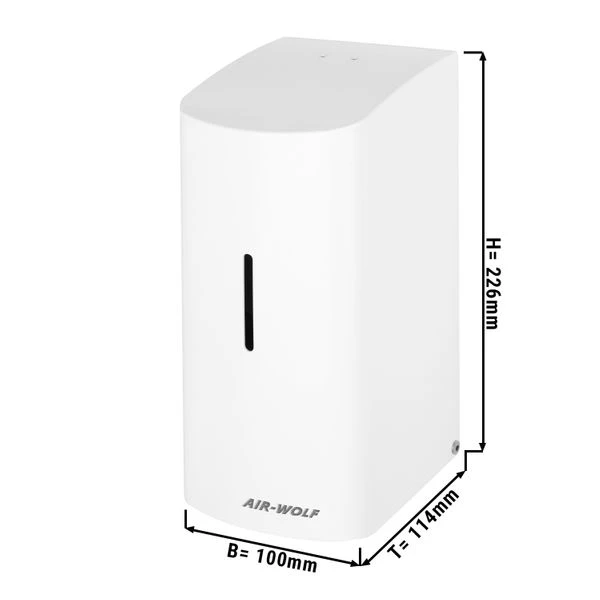 AIR-WOLF | WC-Sitzreiniger Mit Sensor - 500 Ml - Edelstahl Weiß 1 AIR-WOLF | WC-Sitzreiniger Mit Sensor - 500 Ml - Edelstahl Weiß