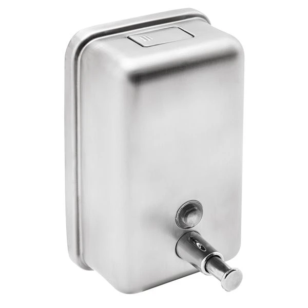 Seifenspender Mit Druckknopf - 1000 Ml - Edelstahl 1 Seifenspender Mit Druckknopf - 1000 Ml - Edelstahl