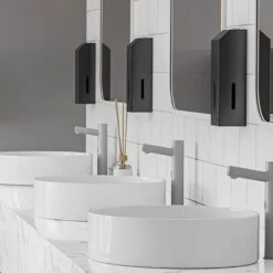 Seifenspender Mit Bedienhebel - 1000 Ml - Edelstahl - Schwarz 5 Seifenspender Mit Bedienhebel - 1000 Ml - Edelstahl - Schwarz -Koch Set Haus SSPD S room 89af