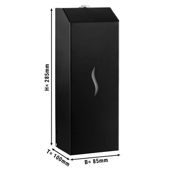 Seifenspender Mit Sensor - 1000 Ml - Edelstahl - Schwarz 1 Seifenspender Mit Sensor - 1000 Ml - Edelstahl - Schwarz