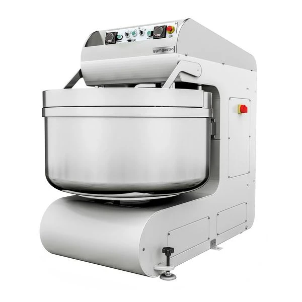 Bäckerei-Spiralteigknetmaschine - 205 Liter / 130 Kg - 2 Geschwindigkeiten - Mit Festem Kessel - 2 Motoren 2 Bäckerei-Spiralteigknetmaschine - 205 Liter / 130 Kg - 2 Geschwindigkeiten - Mit Festem Kessel - 2 Motoren – Bild 2