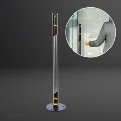 Desinfektions- & Seifenspender - Bedienung Mit Dem Fuß - 1400ml - Aluminium