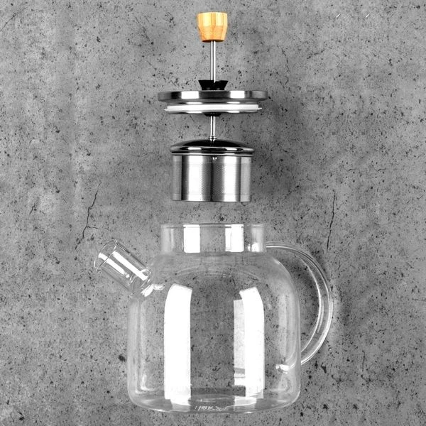 BEEM Teekanne Aus Glas - Mit Siebeinsatz - 1,5 Liter 16 BEEM Teekanne Aus Glas - Mit Siebeinsatz - 1,5 Liter – Bild 16