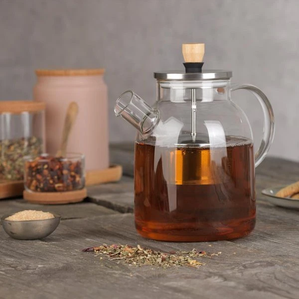 BEEM Teekanne Aus Glas - Mit Siebeinsatz - 1 Liter 14 BEEM Teekanne Aus Glas - Mit Siebeinsatz - 1 Liter – Bild 14