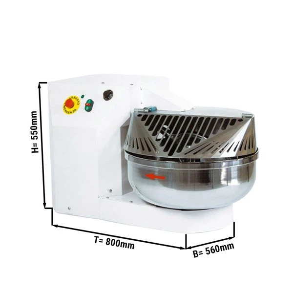 Teigknetmaschine - 25 Kg / 30 Liter - Speziell Für Pizzateig 1 Teigknetmaschine - 25 Kg / 30 Liter - Speziell Für Pizzateig