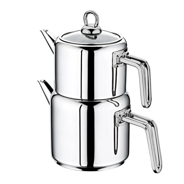 Teekanne Set - Edelstahl 2 Teekanne Set - Edelstahl – Bild 2